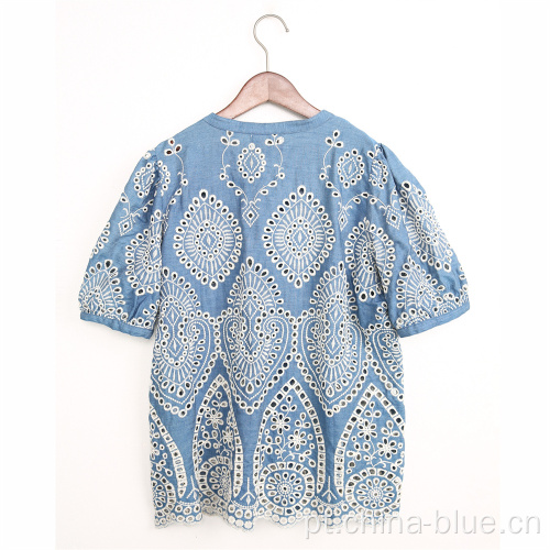 Blusa de short -shortsleeve